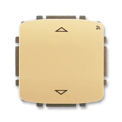 spínač žaluziový s krátkocestným ovladačem, s RF přijímačem, 868 MHz, béžová, design TANGO